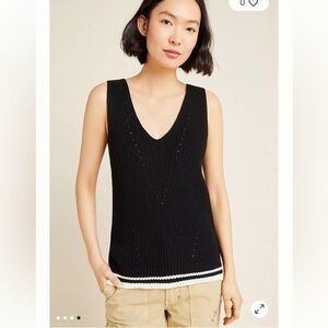 Anthropologie Teena Sweater Tank Knit Size XL
